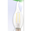 HQ HQ HQLFE14FLTP001 LED Retro Filament Lampe E14 Bougie Bend 2 W 210 LM 2700 K