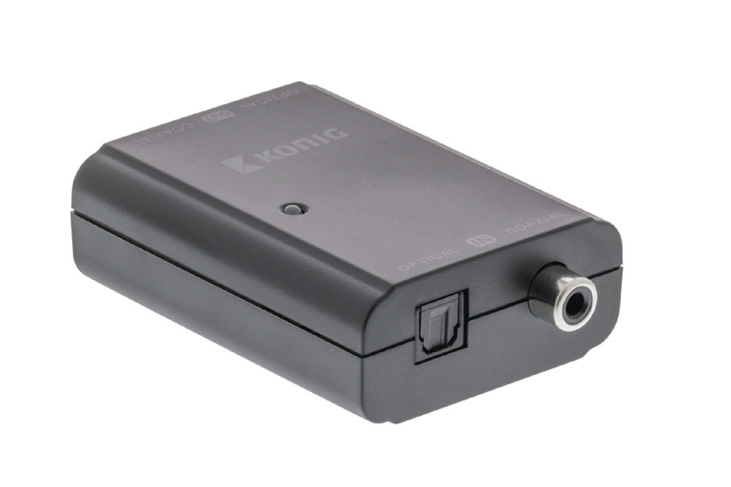K ouml; nig könig knaco2502 convertisseur audio numérique 1x toslink feme