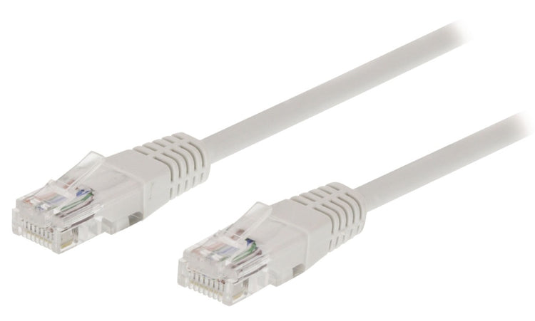 VALUELLINE VALUELINE VLCT85000W100 CAT5E Câble réseau UTP RJ45 (8 8) Mâle RJ45 (8 8) Mâle de 10,0 m blanc
