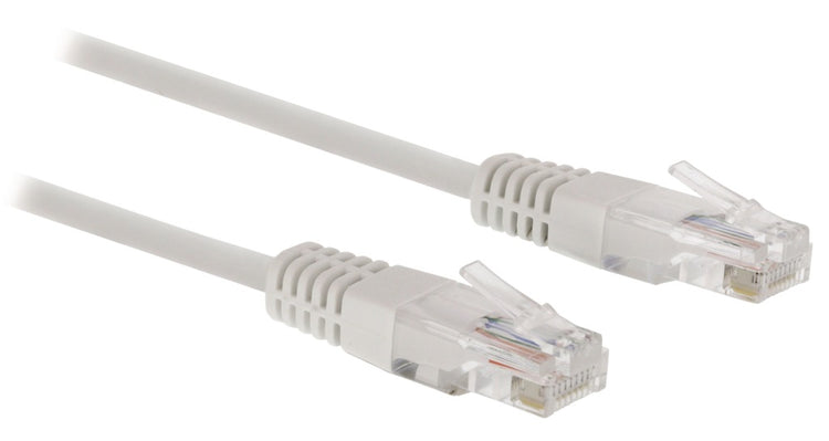 VALUELLINE VALUELINE VLCT85000W100 CAT5E Câble réseau UTP RJ45 (8 8) Mâle RJ45 (8 8) Mâle de 10,0 m blanc