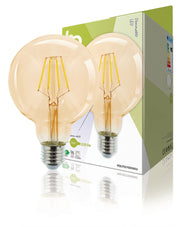 HQ HQ HQLFE27G95002 LED Retro Filament Lampe E27 Dimmable G95 4 W 320 LM 2500 K - afbeelding 1