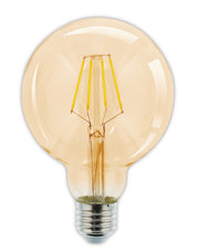 HQ HQ HQLFE27G95002 LED Retro Filament Lampe E27 Dimmable G95 4 W 320 LM 2500 K - afbeelding 3