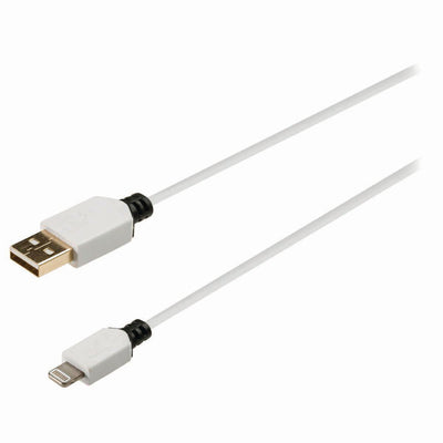 NEDIS CCBW39300WT10 DONNÉES ET CABLE DE CHARGE LETURE 8 PINS MALON USB Un mâle 1,0 m blanc