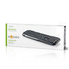 Nedis KBMU100BKUS WAAST USB Clavier Multimedia Keys US International
