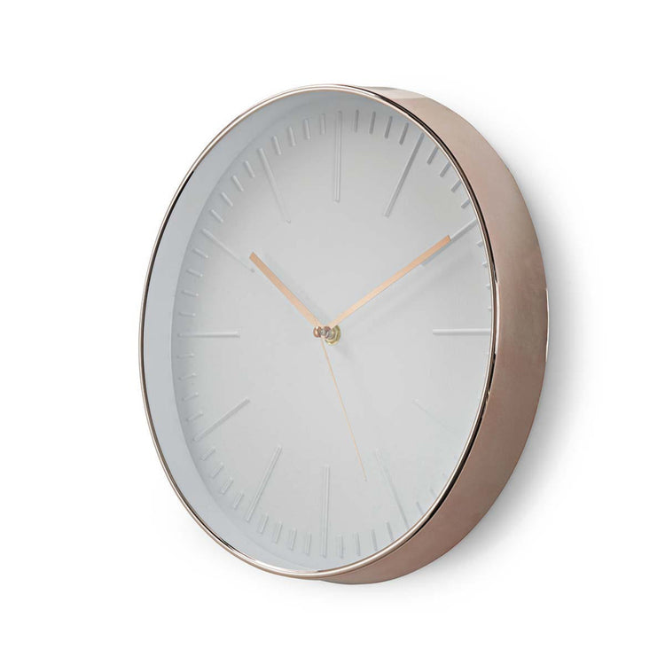 Nedis clwa013pc30re diamètre mural rond 30 cm or rose blanc
