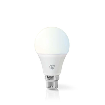 Nedis wifilw10wtb22 Wi-Fi Smart LED lampe chaude-blanc B22