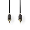 NEDIS CABP22000AT20 Câble audio stéréo 3,5 mm Mâle Mâle 3,5 mm Mâle 2,0 M Anthracite