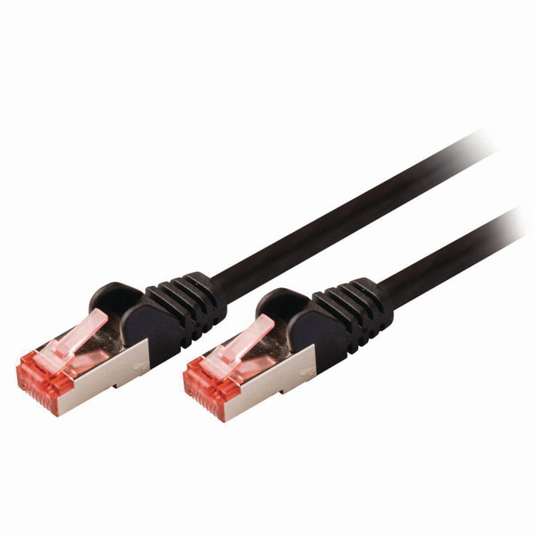 NEDIS CCGP85221BK05 CAT6 S FTP Câble réseau RJ45 Male RJ45 mâle 0,5 m noir