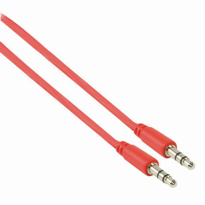 NEDIS CAGP22005RD10 Câble audio stéréo 3,5 mm mâle 3,5 mm mâle 1,0 m rouge