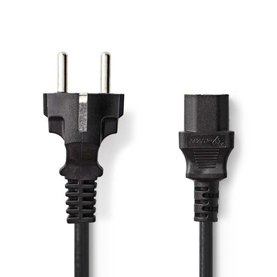 Nedis cegp10030bk50 câble d'alimentation schuko mâle - iec-320-c13 5,0 m noir