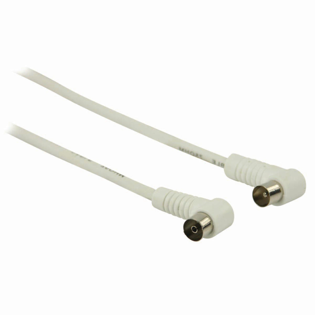 NEDIS CSGP40100WT30 CABLE COAX 90 DB IEC (COAX) Haaks mâles IEC (COAX) Usure féminine 3,0 m blanc
