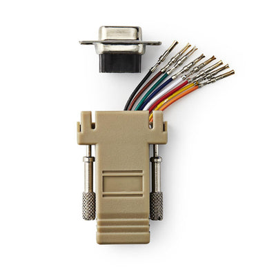 Nedis CCGP52820IV D-SUB-ADAPTER D-SUB 9-PINS FEMME RJ45 (8P8C) FEMME IVORY