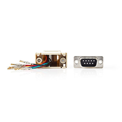 Nedis CCGP52820IV D-SUB-ADAPTER D-SUB 9-PINS FEMME RJ45 (8P8C) FEMME IVORY