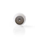 Nedis CSGP40940wt coaxadapter IEC (coax) mâle IEC (coax) blanc masculin blanc
