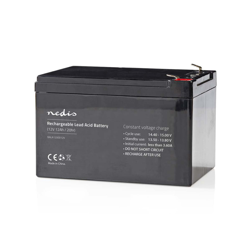 Nedis bala12000Batterie rechargeable au plomb 12v 12v 12 000 mah 167 x 181 x 77 mm
