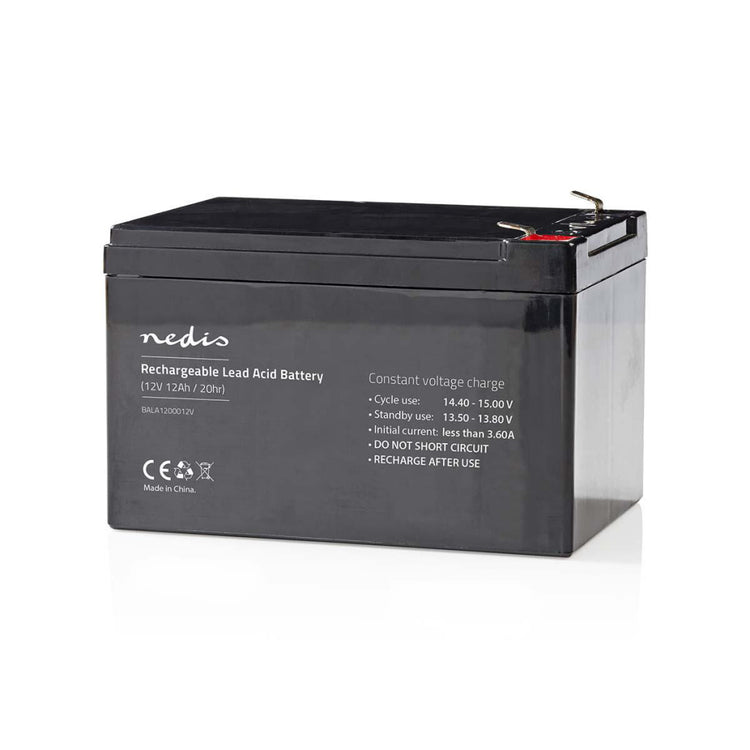 Nedis bala12000Batterie rechargeable au plomb 12v 12v 12 000 mah 167 x 181 x 77 mm
