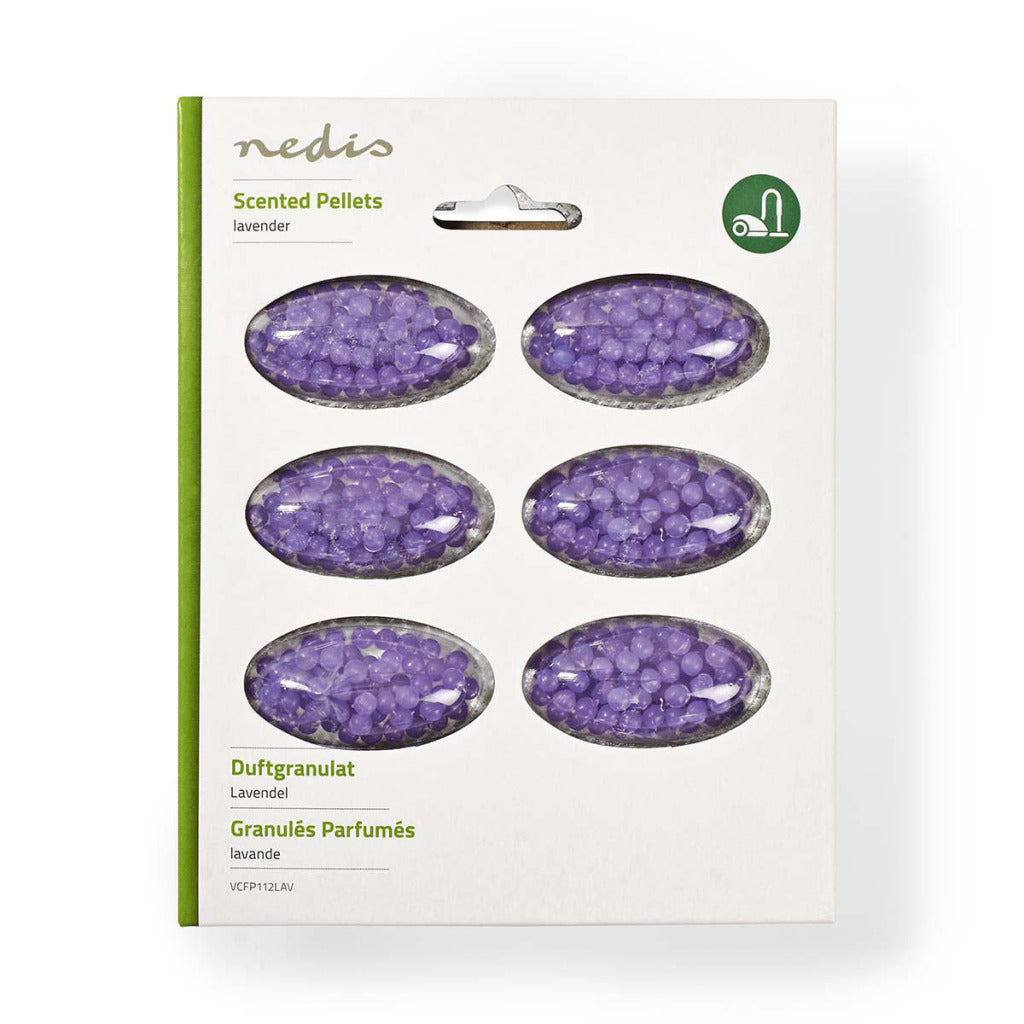Nedis VCFP112lav Perles de parfum pour l'aspirateur lavande 6 pièces