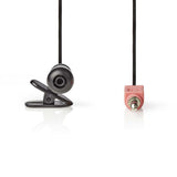 NEDIS MicCJ100BK Clip de microphone filaire à 3,5 mm noir - afbeelding 1