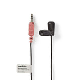 NEDIS MicCJ100BK Clip de microphone filaire à 3,5 mm noir - afbeelding 2