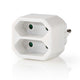 NEDIS PSSPL200C1WT STRACTACTSPLITTER 2 voies EurostopContact blanc