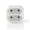 NEDIS PSSPL200C1WT STRACTACTSPLITTER 2 voies EurostopContact blanc