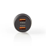 NEDIS CCQC600ABK CHARGER DE CAR - afbeelding 1