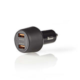 NEDIS CCQC600ABK CHARGER DE CAR - afbeelding 2