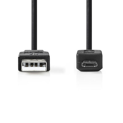 NEDIS CCGT60500BK20 CABLE USB 2.0 A Micale B Male 2,0 m noir