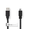 NEDIS CCGT60500BK20 CABLE USB 2.0 A Micale B Male 2,0 m noir