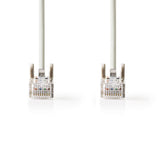 NEDIS CCGT85000GY20 CAT 5TH UTP Cableau réseau RJ45 (8p8c) Male RJ45 (8p8c) Mâle de 2,0 m gris - afbeelding 1