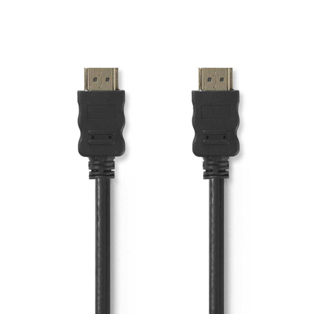 NEDIS CVGT34000BK15 Câble HDMI à haute vitesse avec connecteur HDMI HDMI Ethernet Connecteur HDMI 1,5 m noir