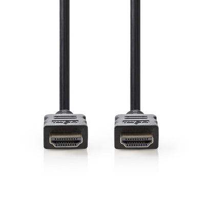 NEDIS CVGT34000BK30 Câble HDMI haute vitesse avec connecteur HDMI HDMI Ethernet Connecteur HDMI 3,0 m noir