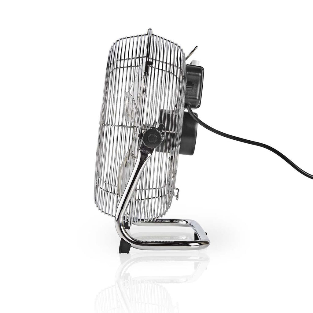 NEDIS FNFL10CCR30 Diamètre du ventilateur de plancher 30 cm 3 vitesses Chrome