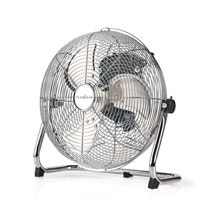 NEDIS FNFL10CCR30 Diamètre du ventilateur de plancher 30 cm 3 vitesses Chrome