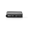 NEDIS SWB50002BK Book de portefeuille pour OnePlus 5T noir