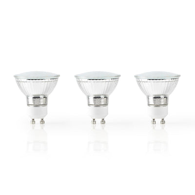 Nedis wifilw31crgu10 wi-fid lampe chaude chaude blanc gu10 3 pack