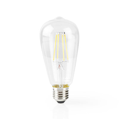 NEDIS WIFILF10WTST64 Wi-Fi LED Filament Lampe E27 ST64 5 W 500 LM