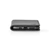 NEDIS SWB10022BK Book de portefeuille pour Galaxy M10 Black