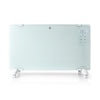 Nedis WiFiHtPL20FWT Smart Convecteur Smart Convecteur avec Wi-Fi Thermostat Glass Front Pannel 2000 W White