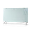 Nedis WiFiHtPL20FWT Smart Convecteur Smart Convecteur avec Wi-Fi Thermostat Glass Front Pannel 2000 W White