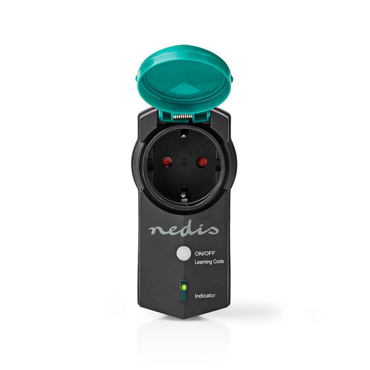 Nedis RFPOM120FBK RF PLIG OUTDOOR IP44 sur RF Mesh Range Extender Schuko Type F 3680 W