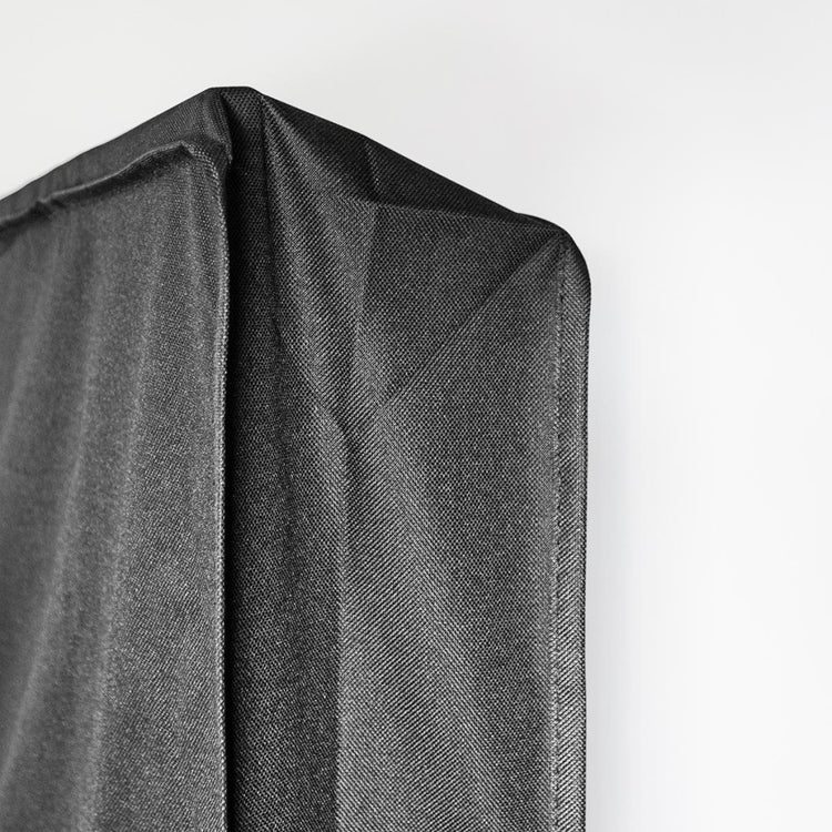 NEDIS TVOC5052BK Couverture de protection télévisée pour l'extérieur 50 52 Excellente qualité de tissu oxford compartiment séparé pour la télécommande noire