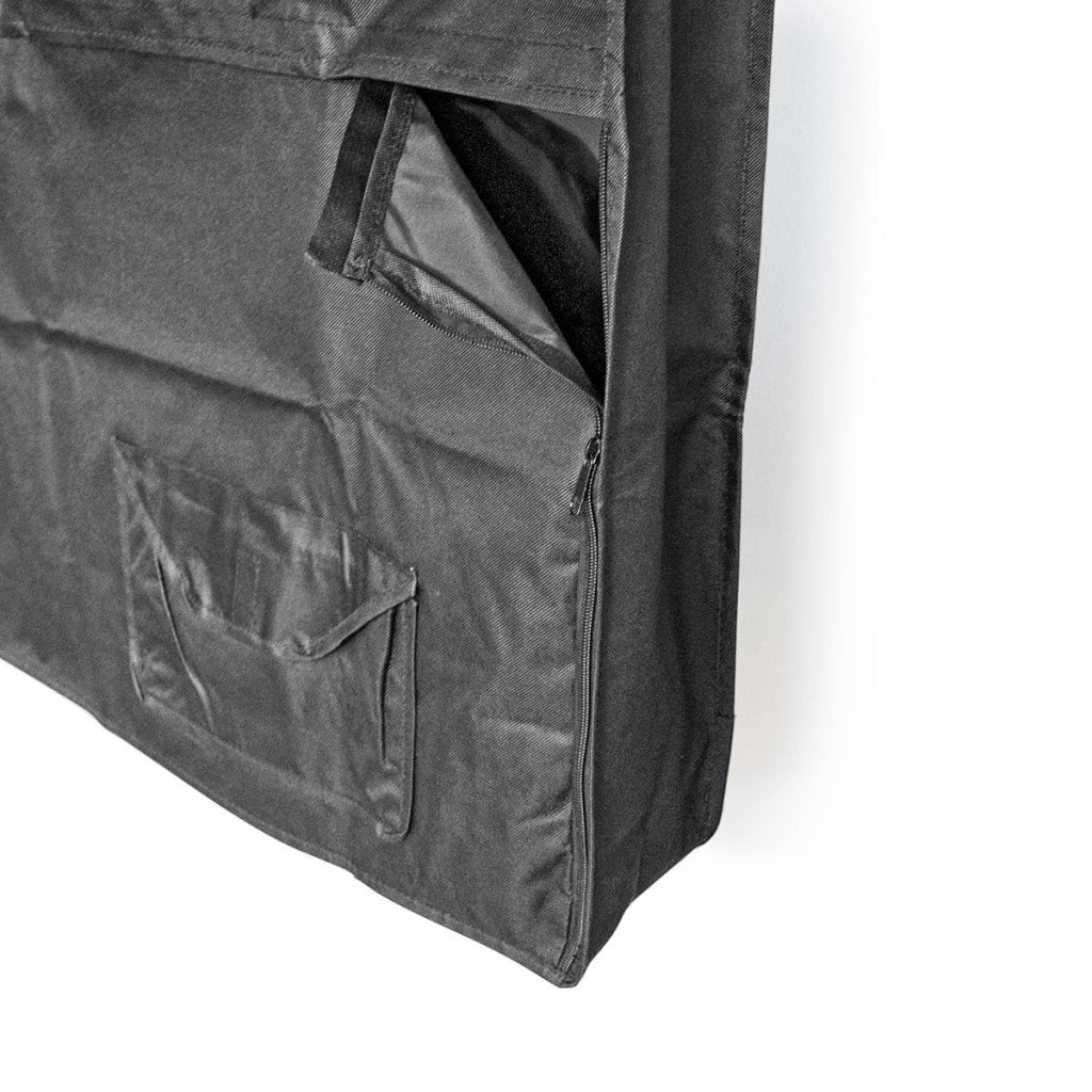 NEDIS TVOC5052BK Couverture de protection télévisée pour l'extérieur 50 52 Excellente qualité de tissu oxford compartiment séparé pour la télécommande noire