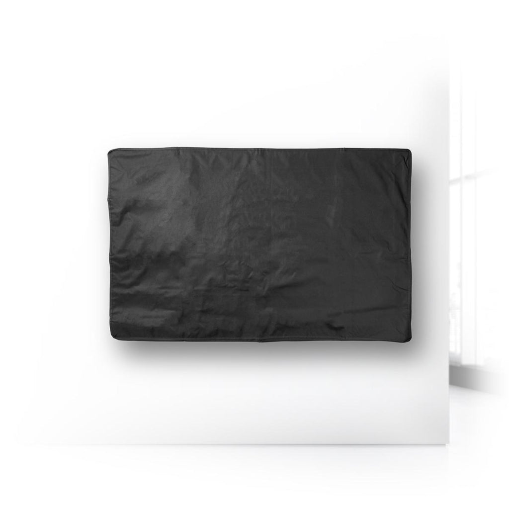 NEDIS TVOC5052BK Couverture de protection télévisée pour l'extérieur 50 52 Excellente qualité de tissu oxford compartiment séparé pour la télécommande noire