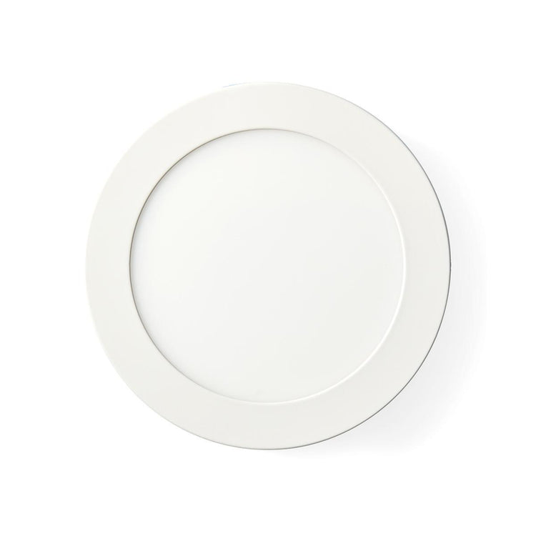 Nedis WiFilaw10wt Wi-Fi Plafond Lampe Round Diamètre 17 cm Chauffle à frais blanc 800 lm 12 W Slim Design aluminium