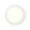 Nedis WiFilaw10wt Wi-Fi Plafond Lampe Round Diamètre 17 cm Chauffle à frais blanc 800 lm 12 W Slim Design aluminium