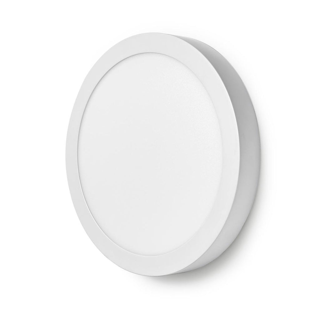 NEDIS WIFILAW20WT Wi-Fi lampe au plafond autour d'Oslash; 30 cm CHAUD à frais blanc 1200 lm 18 W aluminium de conception mince