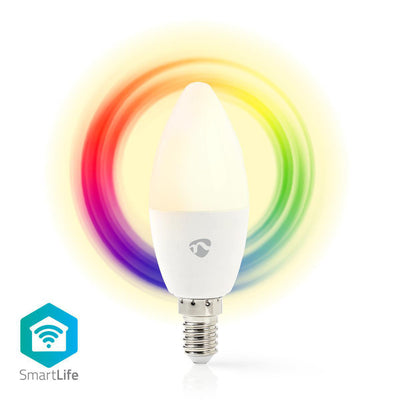NEDIS WIFILC11WTE14 LAMPE LED Wi-Fi Couleur pleine couleur et E14 à l'esprit chaud
