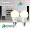 NEDIS WIFILC21WTE27 LAMPES LED Wi-Fi Full Color et What-White E27 2-pack