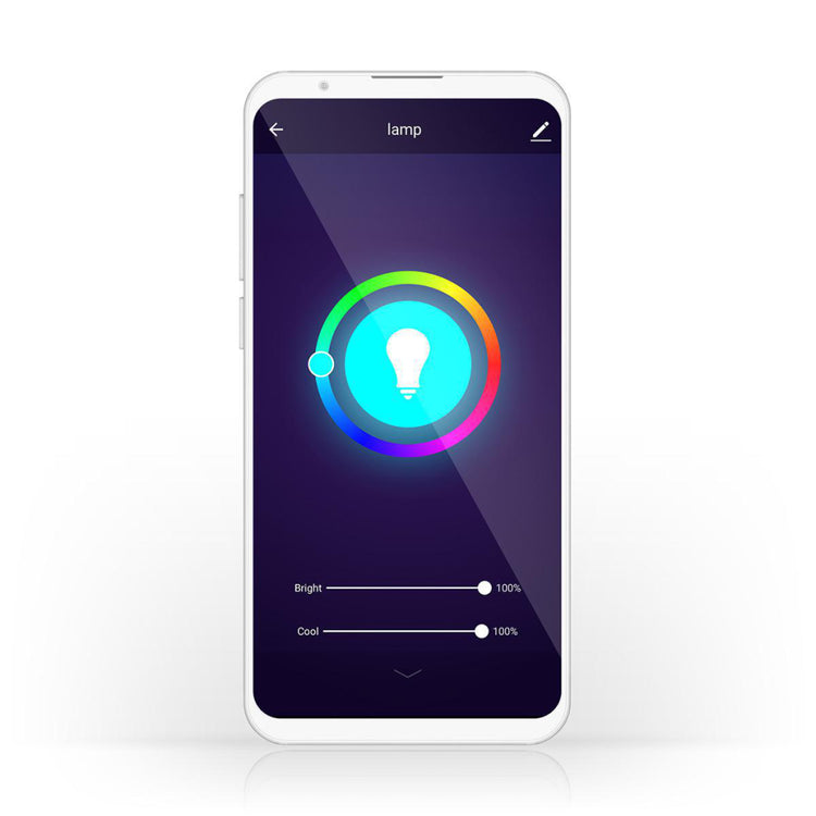 NEDIS WIFILC21WTE27 LAMPES LED Wi-Fi Full Color et What-White E27 2-pack